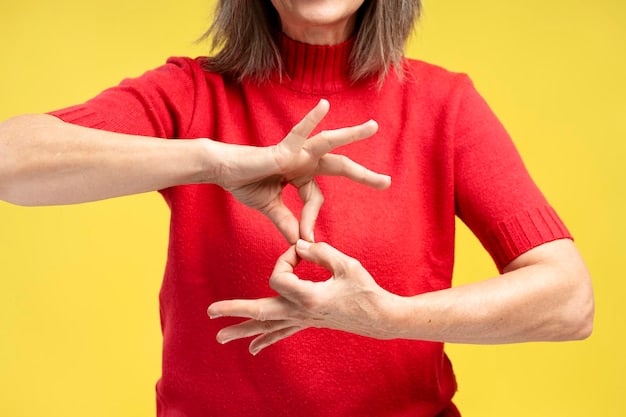 A close-up shot of a person's wrist showing a significant decrease in heart rate after a meditation session, displayed on a smartwatch. Focus on the contrast between the initial elevated heart rate and the calm, lower rate achieved after meditation.