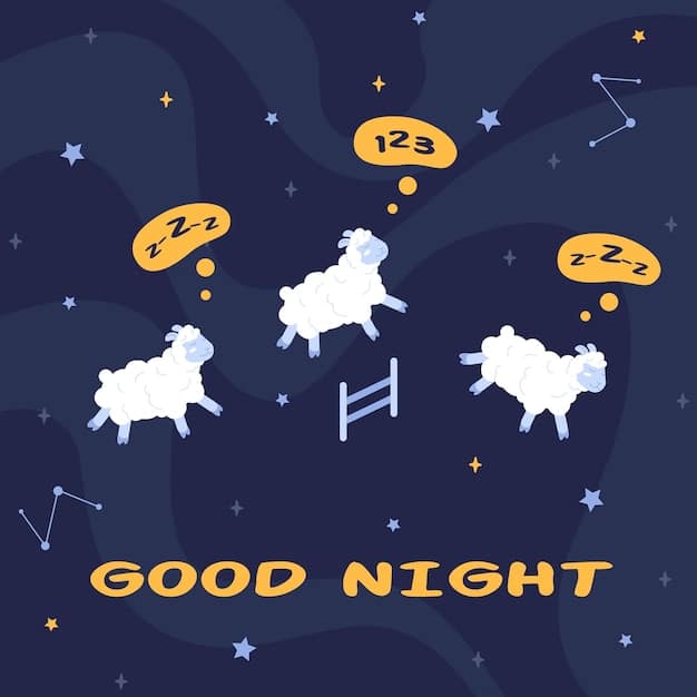 A visual representation of a full night's sleep, showing the alternating patterns of REM and NREM sleep stages across multiple sleep cycles.