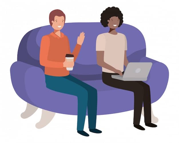 Two people sitting face-to-face, deeply engaged in conversation. One person is actively listening, with a gentle and supportive expression. The image represents empathy, understanding, and the importance of listening without judgment.