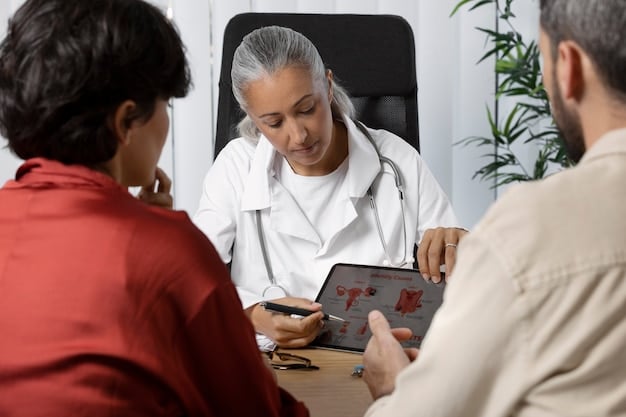 A doctor explaining a treatment plan to a patient, illustrating the collaborative approach to addiction recovery treatment.