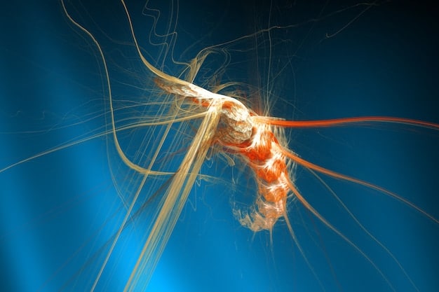 A close-up of a synapse firing, with the caption 
