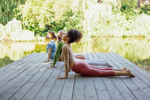 A person practicing yoga outdoors in a peaceful setting, symbolizing self-care and mindfulness in the process of building emotional resilience after a relationship ends.