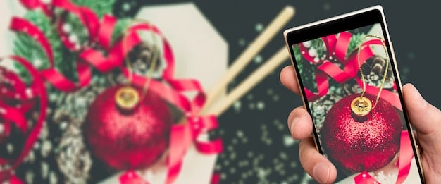 A close-up of a smartphone displaying a social media feed filled with curated images and posts, contrasted by a person looking stressed and overwhelmed, with hands covering their face. The lighting is harsh and the mood is anxious, highlighting the negative impact of social media on mental health.