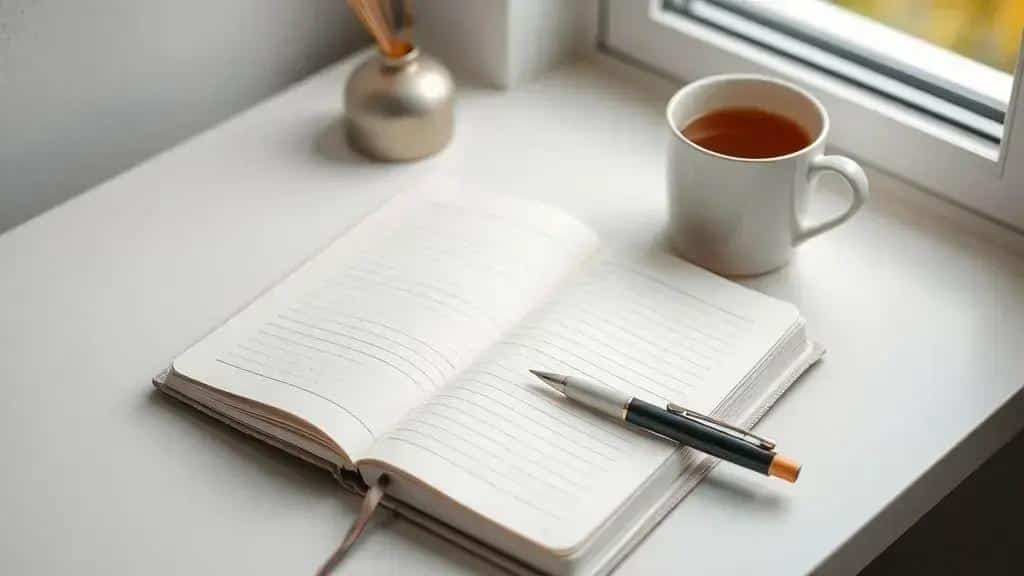 Journaling as a tool for mindful awareness