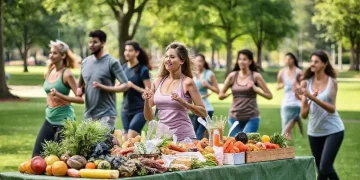 Healthy lifestyle plans focusing on nutrition and exercise