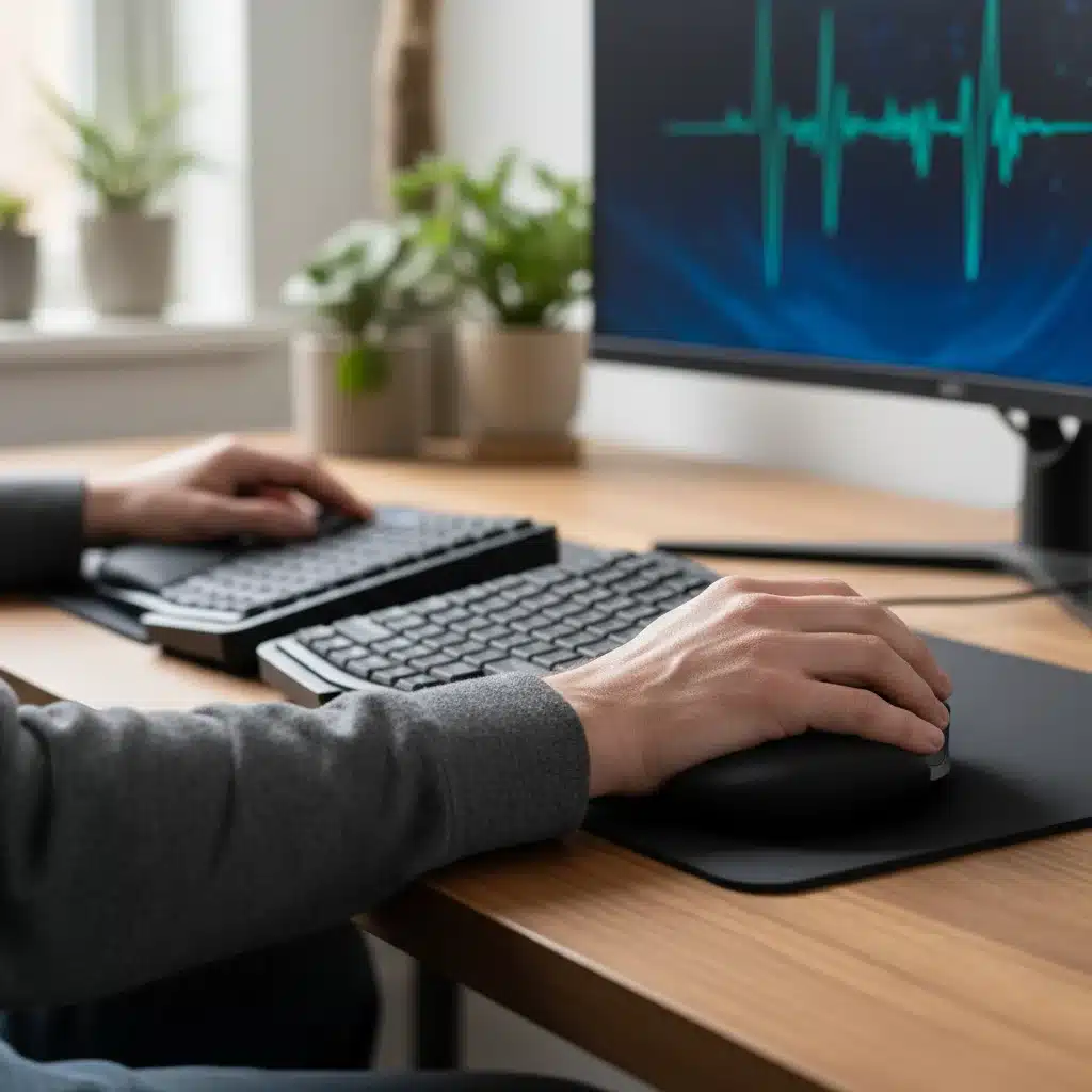 Proper ergonomic mouse and keyboard usage for wrist health